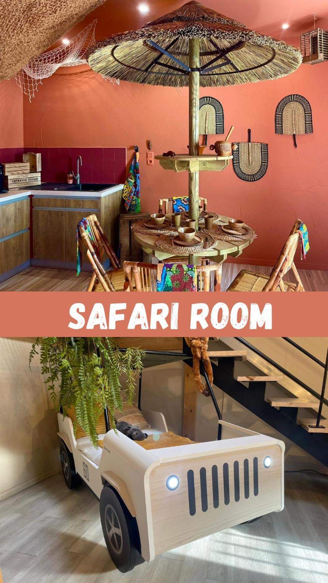 Serengeti Safari Room Sigean Bagian luar foto